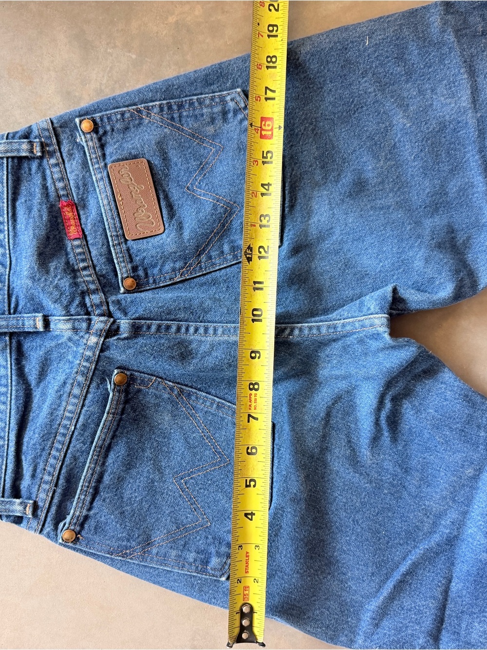Lot of 5 Vintage Retro Wrangler jeans - Picture 12 of 13